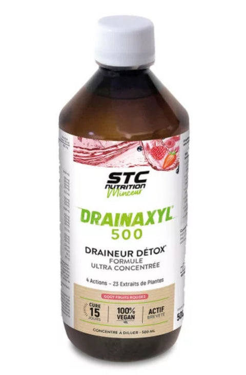 Drainaxyl 500® - Draineur Minceur 4 en 1 goût fruit rouge
