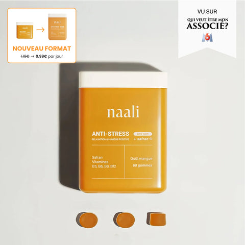 Naali Anti-Stress au Safran - 60 gommes
