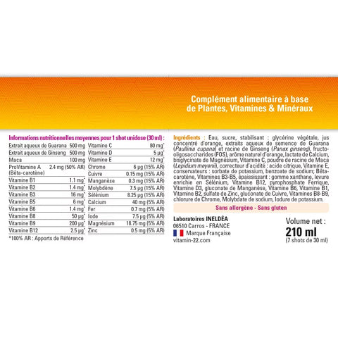 VITAMIN'22- CURE FLASH 7 JOURS