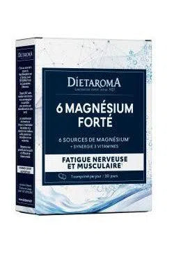 6 Magnesium Forté, 30 comprimés de Dietaroma