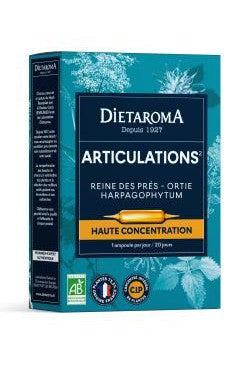 C.I.P. Articulations (Reine des prés, orties, harpagophytum) BIO, 20 ampoules de Dietaroma