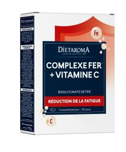 DIETAROMA- IJzer + vitamine C-complex, 30 tabletten