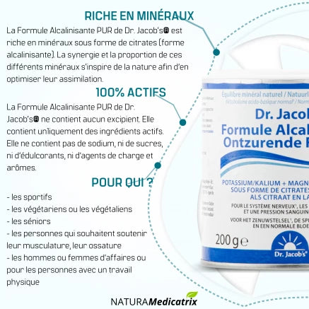 DR JACOB’S MEDICAL - Formule Alcalinisante Pur 200G