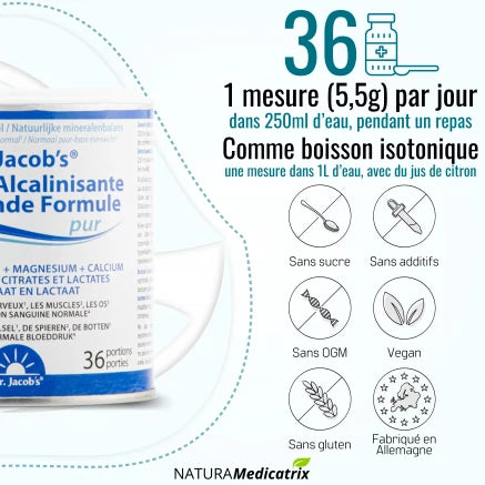 DR JACOB’S MEDICAL - Formule Alcalinisante Pur 200G