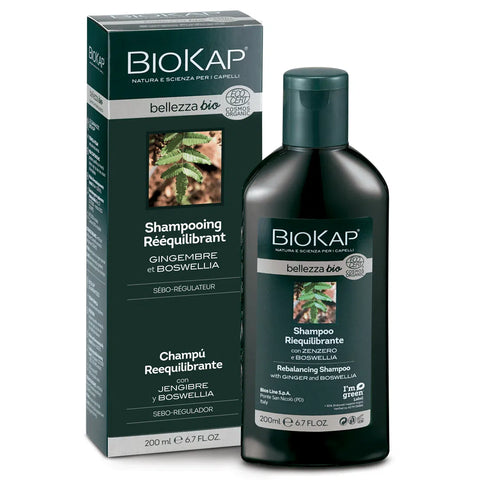 Shampooing Bio Rééquilibrant pour Cheveux Gras