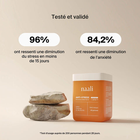 Naali Anti-Stress au Safran - 60 gommes