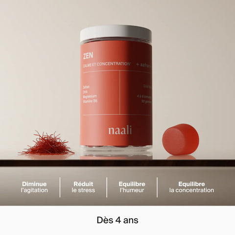 Naali Zen - Gommes au safran dès 4 ans (Anciennement Zenkids)