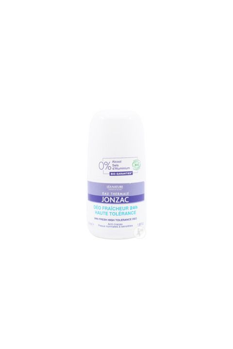 Jonzac Rehydrate Déodorant Fraîcheur 24H Bio Roll-On Flacon 50ml