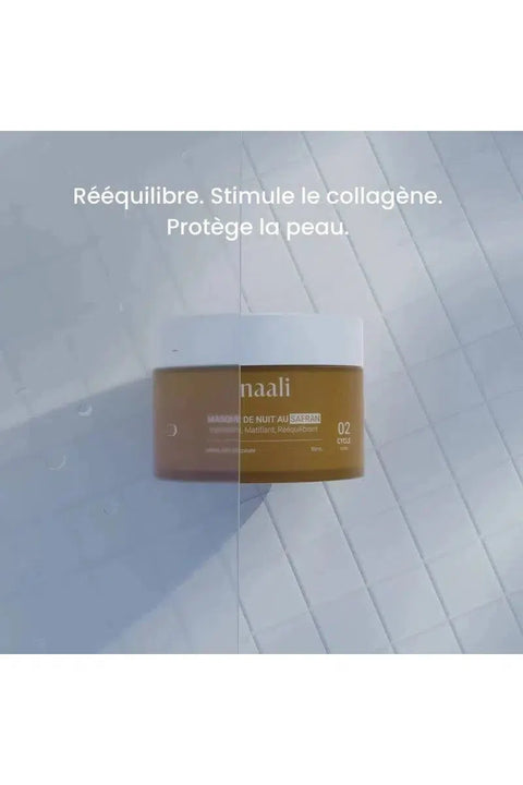 NAALI - Masque de Nuit Rééquilibrant au Safran