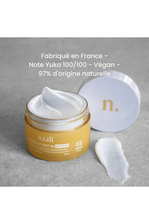 NAALI - Masque de Nuit Rééquilibrant au Safran