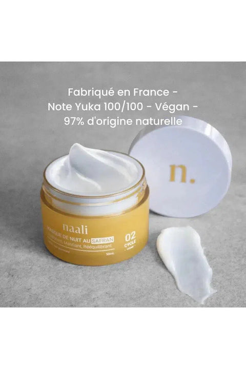 NAALI - Masque de Nuit Rééquilibrant au Safran