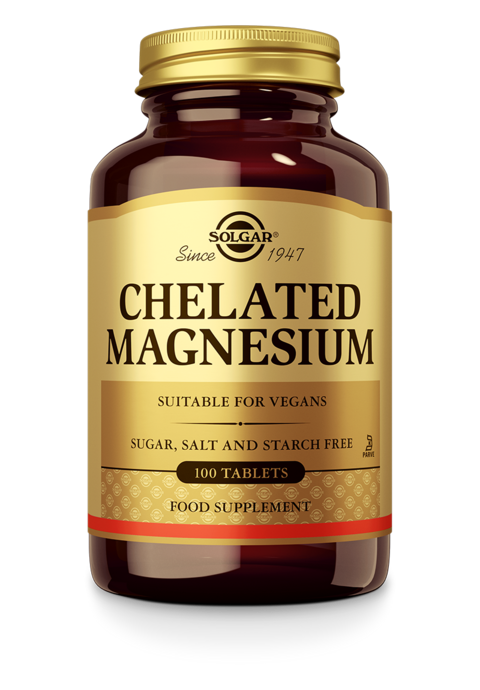 CHELATED MAGNESIUM -Magnesium Bisglycinate 100tablettes