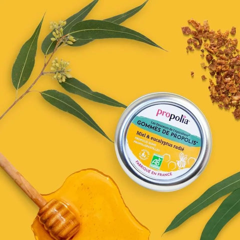 PROPOLIA -Gommes de Propolis, Miel & Eucalyptus