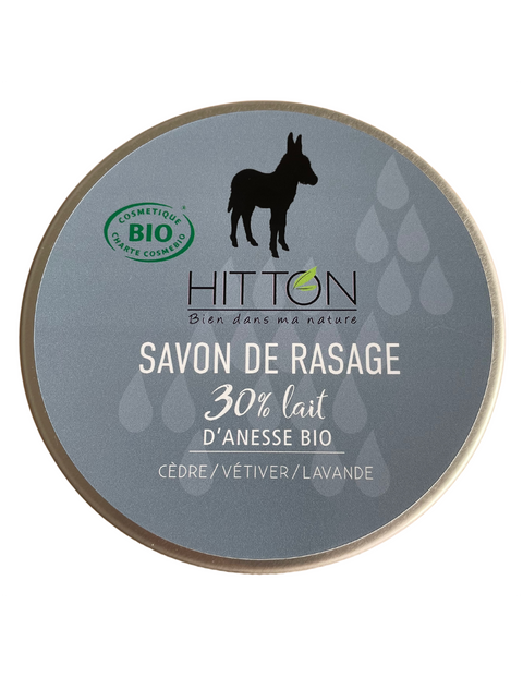 Savon de rasage au lait d'ânesse bio