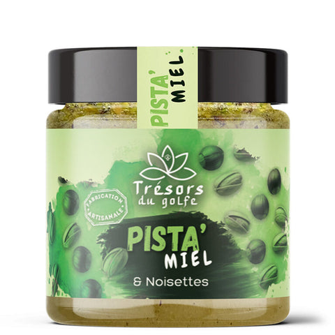 Pista’Miel & Noisettes – Préparation à Base de Miel 250gr