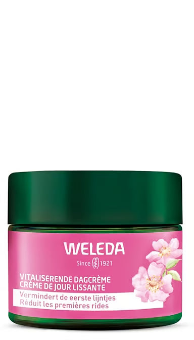 Crème de jour lissante avec rose musquée & thé blanc